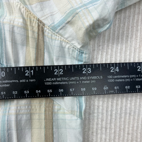 ARIAT Women’s XL Plaid Snap Front Western Shirt Top Long Sleeve Studded Collared - Picture 8 of 11